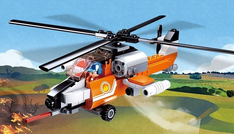 Sluban | Aviation Helicopter 129 Pcs