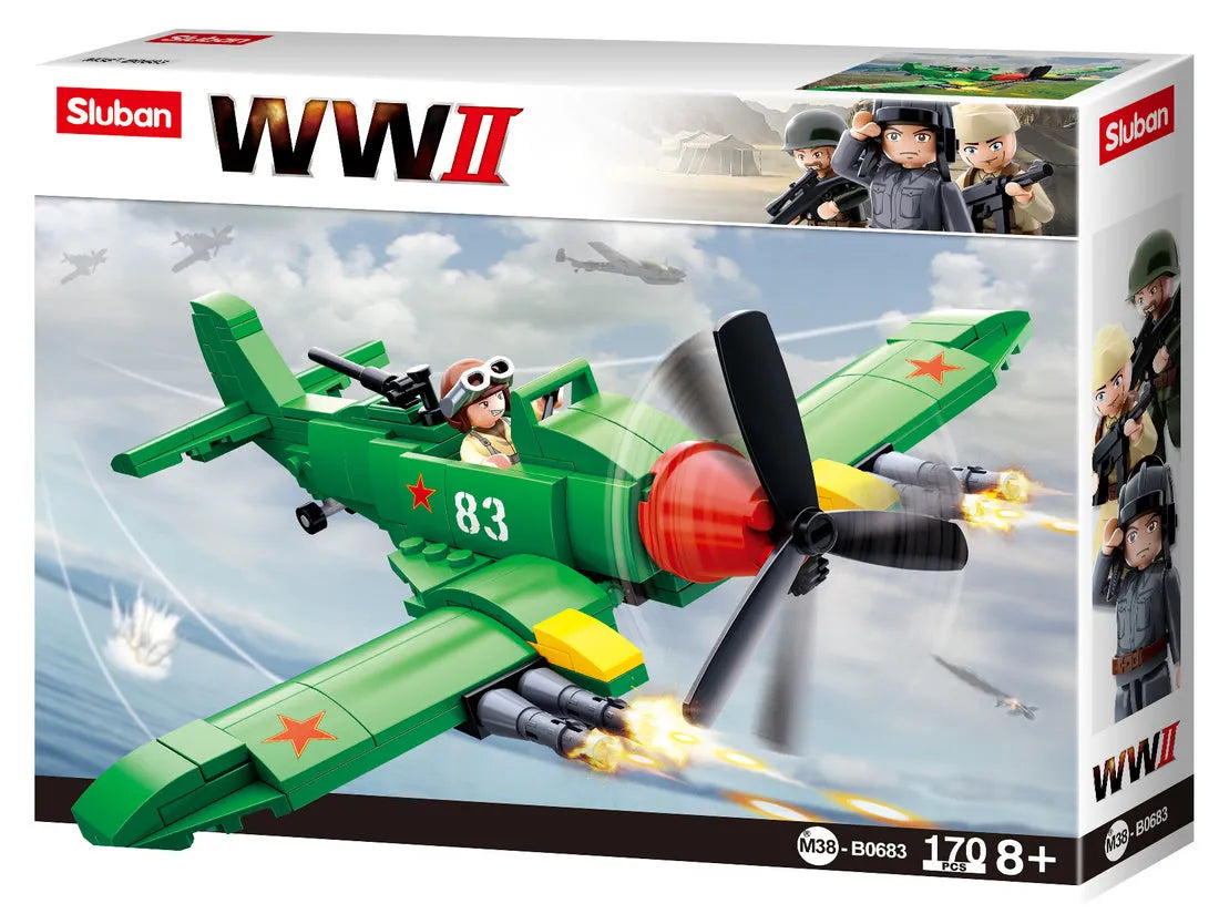 Sluban WW2 Plane Ilyushin 2 170 Pcs - Toybox Tales