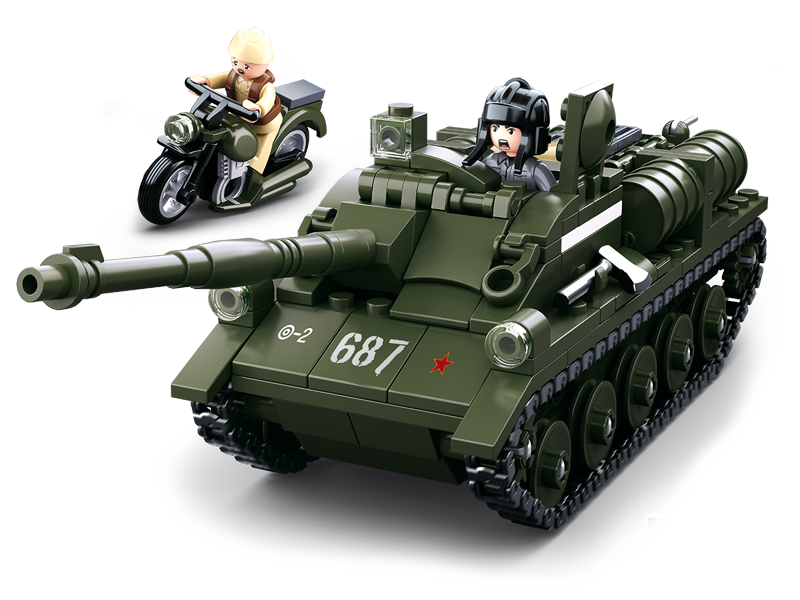 Sluban | WW2 Su-85 Tank Destroyer 338 Pcs