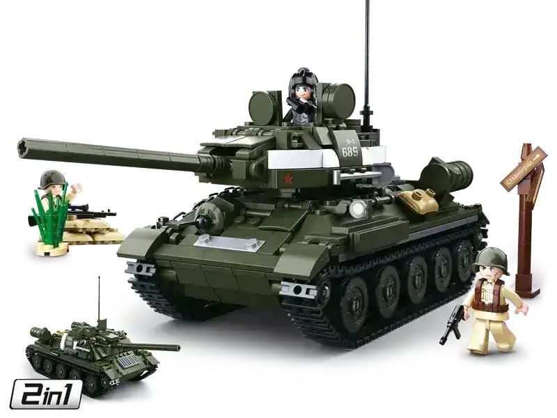 Sluban | WW2 Tank T-345 687 Pcs - Toybox Tales