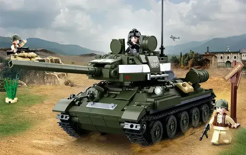 Sluban | WW2 Tank T-345 687 Pcs - Toybox Tales