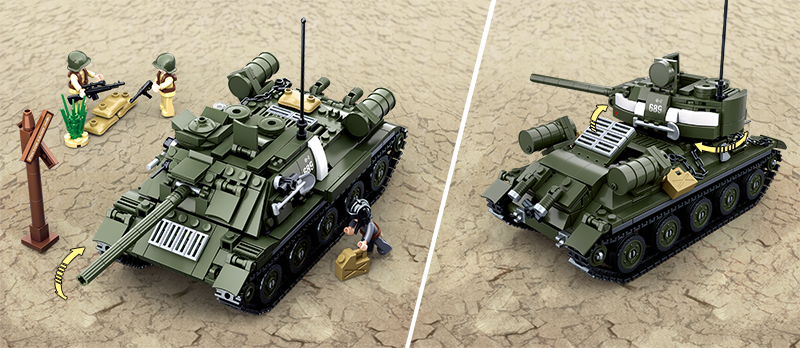 Sluban | WW2 Tank T-34\85 687 Pcs