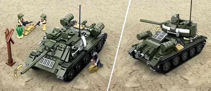 Sluban | WW2 Tank T-345 687 Pcs - Toybox Tales