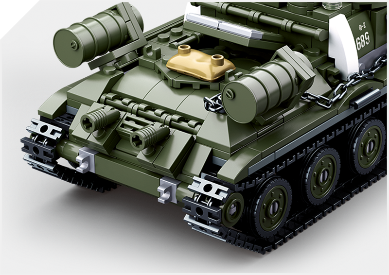 Sluban | WW2 Tank T-34\85 687 Pcs