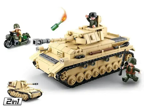 Sluban | WW2 Tank Panzer IV - Toybox Tales