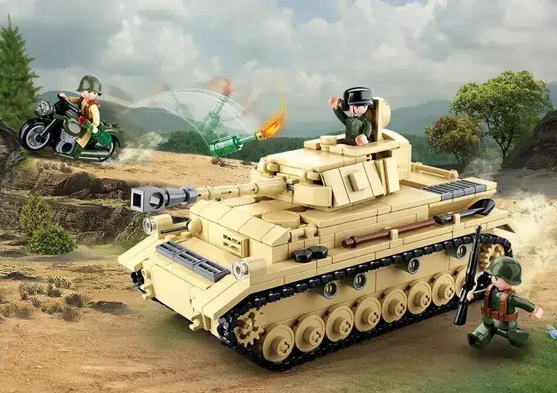 Sluban | WW2 Tank Panzer IV - Toybox Tales
