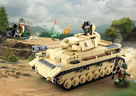 Sluban | WW2 Tank Panzer IV - Toybox Tales