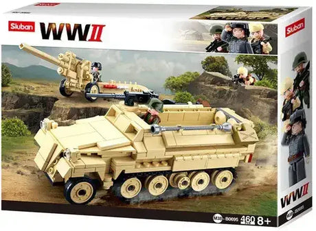 Sluban | WW2 Half Track Sd.Kfz.251 K18 - Toybox Tales