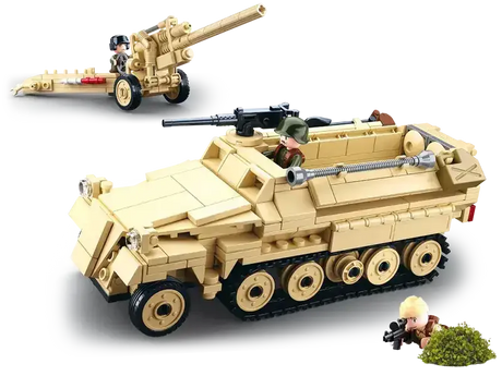 Sluban | WW2 Half Track Sd.Kfz.251 K18 - Toybox Tales
