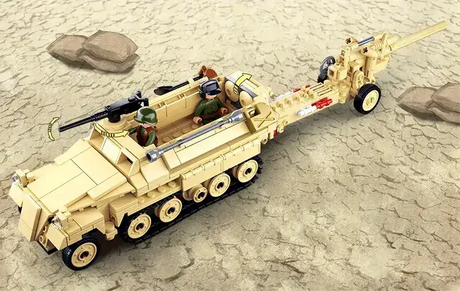 Sluban | WW2 Half Track Sd.Kfz.251 K18 - Toybox Tales