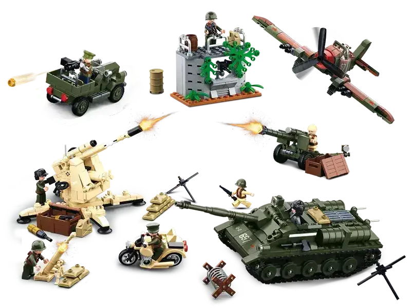 Sluban | WW2 Battle Of Kursk 998 Pcs - Toybox Tales