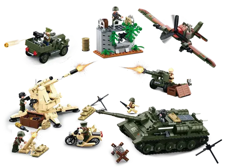 Sluban | WW2 Battle Of Kursk 998 Pcs - Toybox Tales