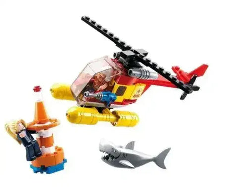 Sluban | Surf Beach Patrol Helicopter 149 Pcs - Toybox Tales