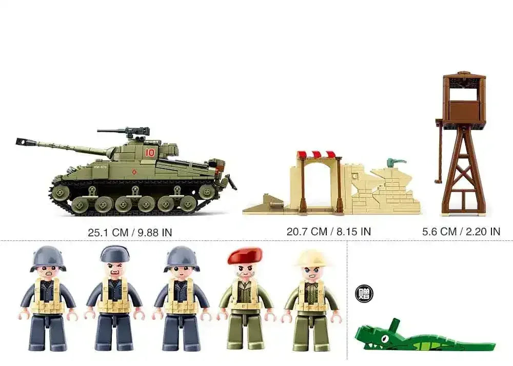 Sluban | WW2 Battle Scene 790 Pcs - Toybox Tales