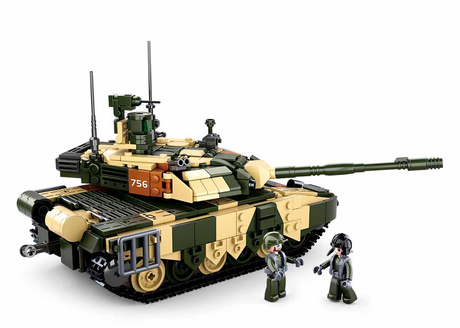 Sluban Model Bricks T90Ms Battle Tank 758 Pcs - Toybox Tales