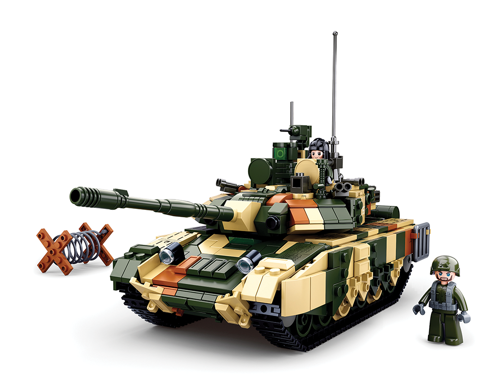 Sluban Model Bricks T90Ms Battle Tank 758 Pcs - Toybox Tales