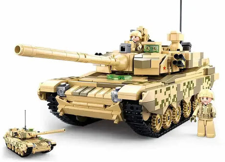 Sluban | Main Battle 2 In 1 Tank 99A 893 Pcs - Toybox Tales