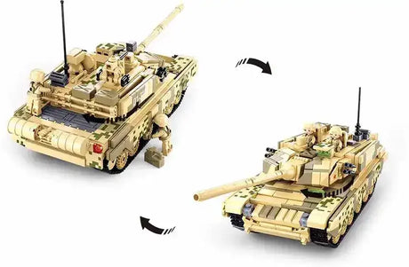 Sluban | Main Battle 2 In 1 Tank 99A 893 Pcs - Toybox Tales