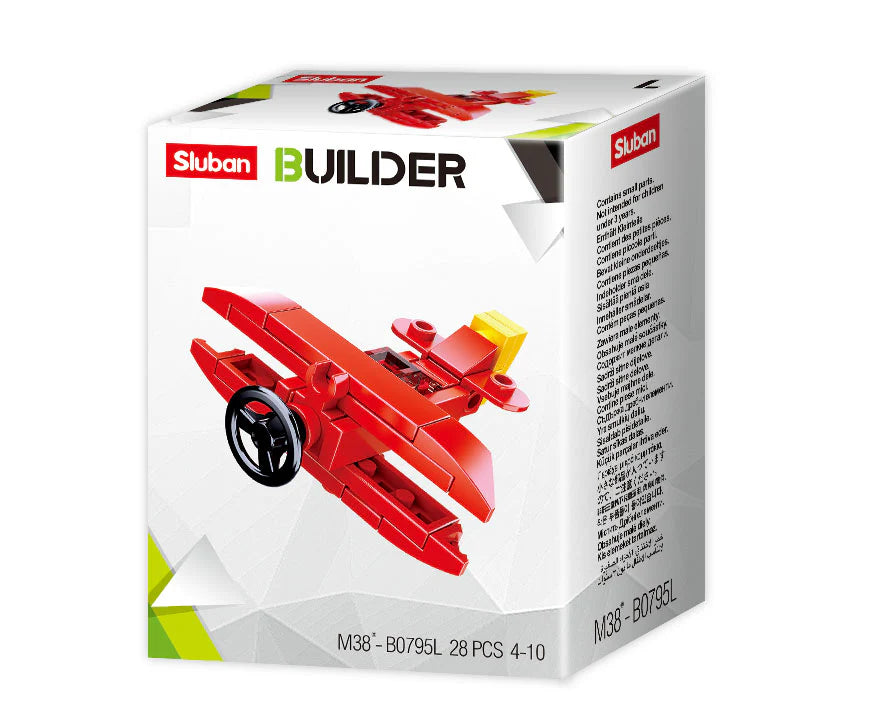 Sluban | Builder Red Plane 28 Pcs