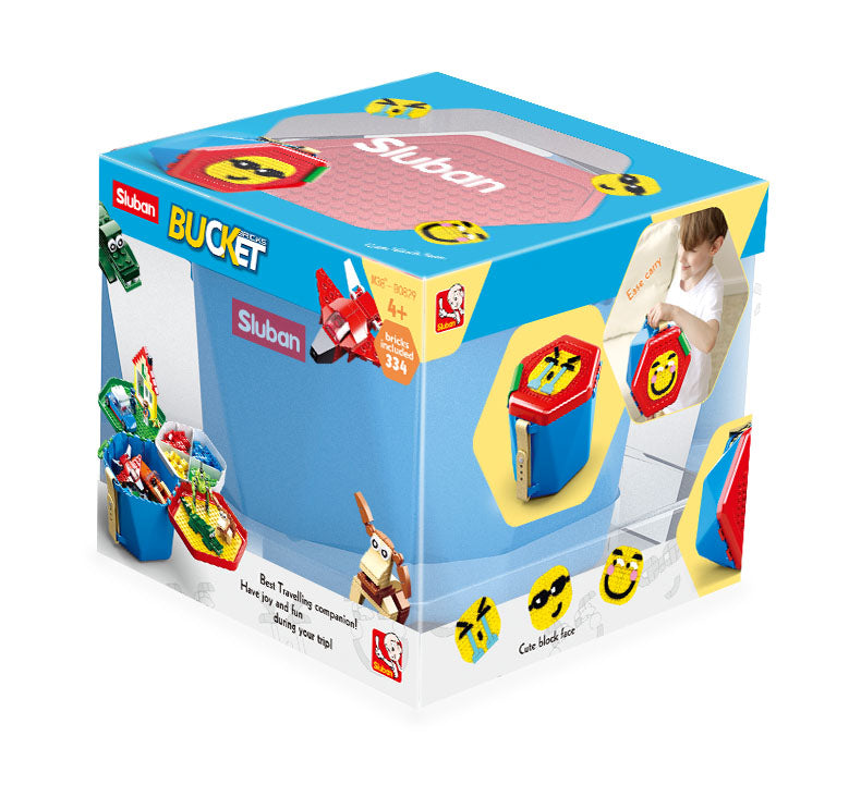 Sluban | Bricks Bucket 334 Pieces - Toybox Tales