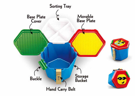 Sluban | Bricks Bucket 334 Pieces - Toybox Tales