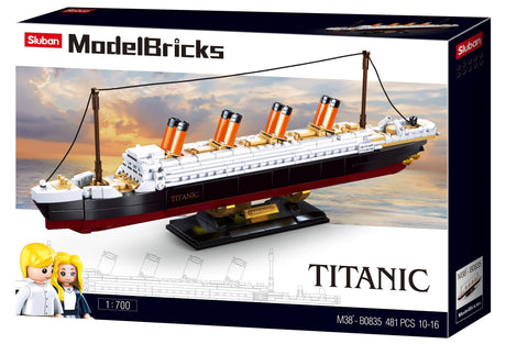 Sluban Model Bricks Titanic Scale 1:700 481 Pcs - Toybox Tales