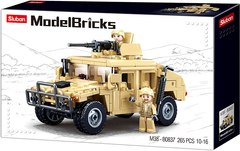 Sluban | Model Bricks Hummer H2 Assault Vehicle 265 Pcs