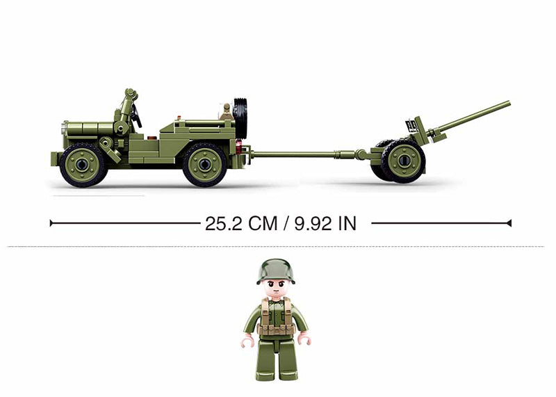 Sluban | WW2 Willys Jeep C143 Pcs