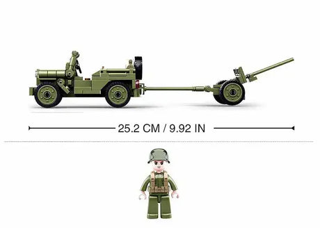 Sluban | WW2 Willys Jeep C143 Pcs - Toybox Tales