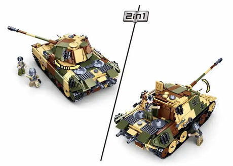 Sluban | WW2 Medium Tank 725 Pcs - Toybox Tales