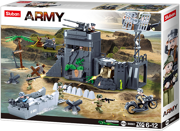 Sluban | WW2 The Atlantic Wall 765 Pcs