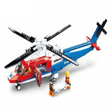 Sluban | Model Bricks | Sea Rescue Helicopter 402 Pcs - Toybox Tales
