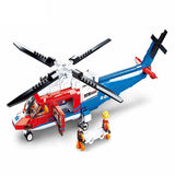 Sluban | Model Bricks | Sea Rescue Helicopter 402 Pcs