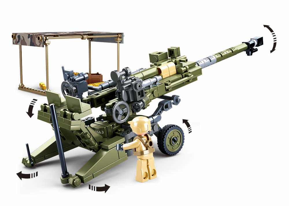 Sluban | Model Bricks M777 Howitzer 258 Pcs