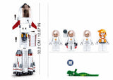 DAMAGED BOX Sluban | Space Saturn Expidition Rocket 468pcs