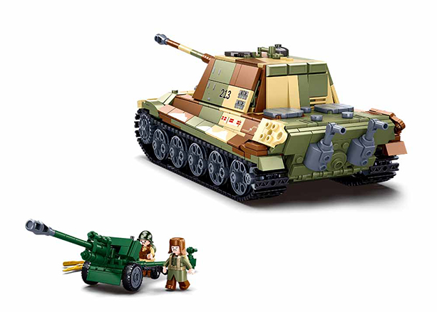 Sluban | Army Battle Of Budapest - The King Tiger Heavy Tank 930 Pcs