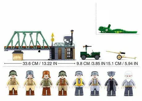 Sluban | Army | Battle Of Budapest - The Winter Counter Attack 769 Pcs - Toybox Tales