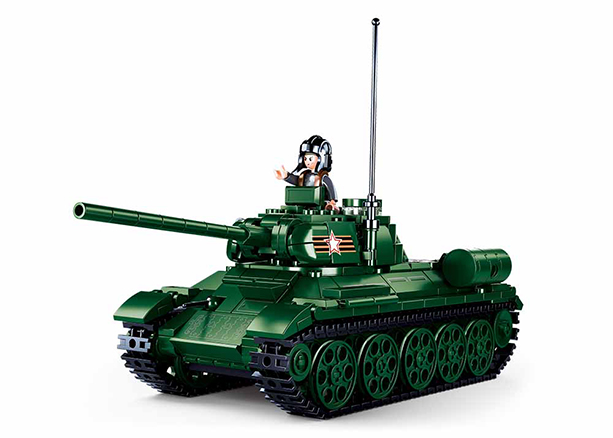 Sluban | Model Bricks T34-85 Tank 497 Pcs