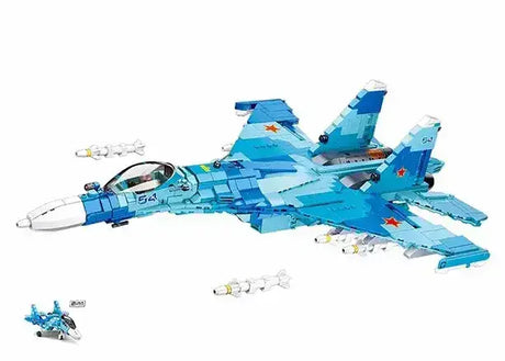 Sluban | Model Bricks Su-27 Fighter 2 In 1 1040 Pcs - Toybox Tales