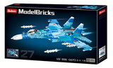 Sluban | Model Bricks Su-27 Fighter 2 In 1 1040 Pcs