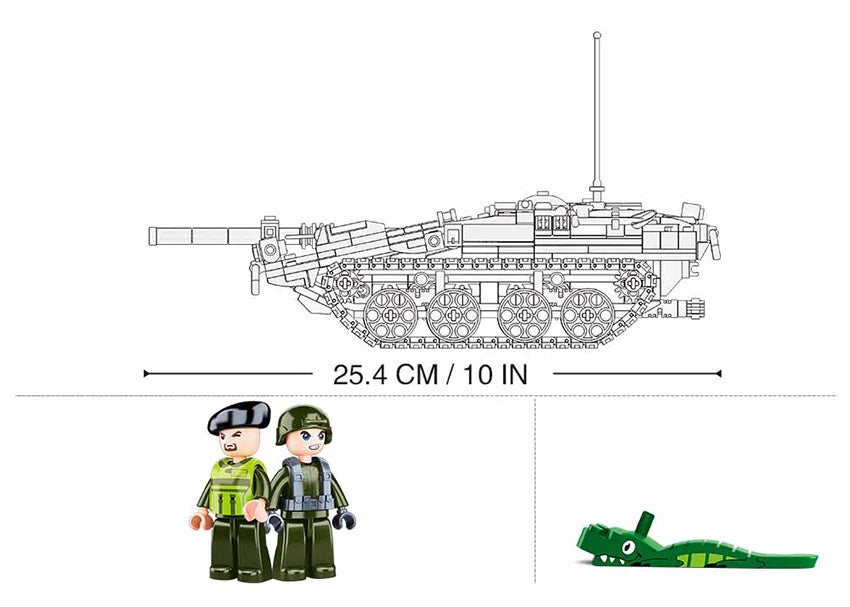 Sluban | Model Bricks | Tank Strv103 692 Pcs