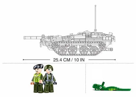 Sluban | Model Bricks | Tank Strv103 692 Pcs - Toybox Tales