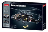 Sluban | Model Bricks | Helicopter Black Hawk 692 Pcs - Toybox Tales