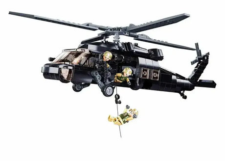 Sluban | Model Bricks | Helicopter Black Hawk 692 Pcs - Toybox Tales