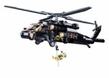 Sluban | Model Bricks | Helicopter Black Hawk 692 Pcs