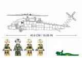 Sluban | Model Bricks | Helicopter Black Hawk 692 Pcs - Toybox Tales