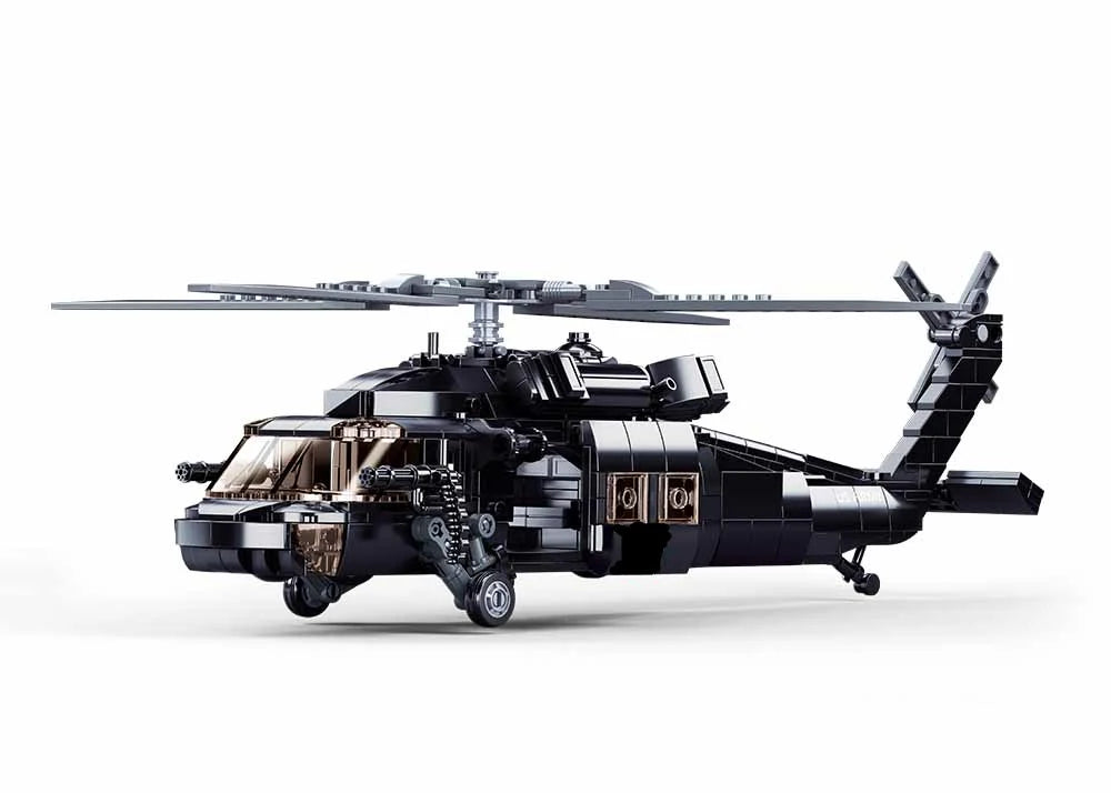 Sluban | Model Bricks | Helicopter Black Hawk 692 Pcs