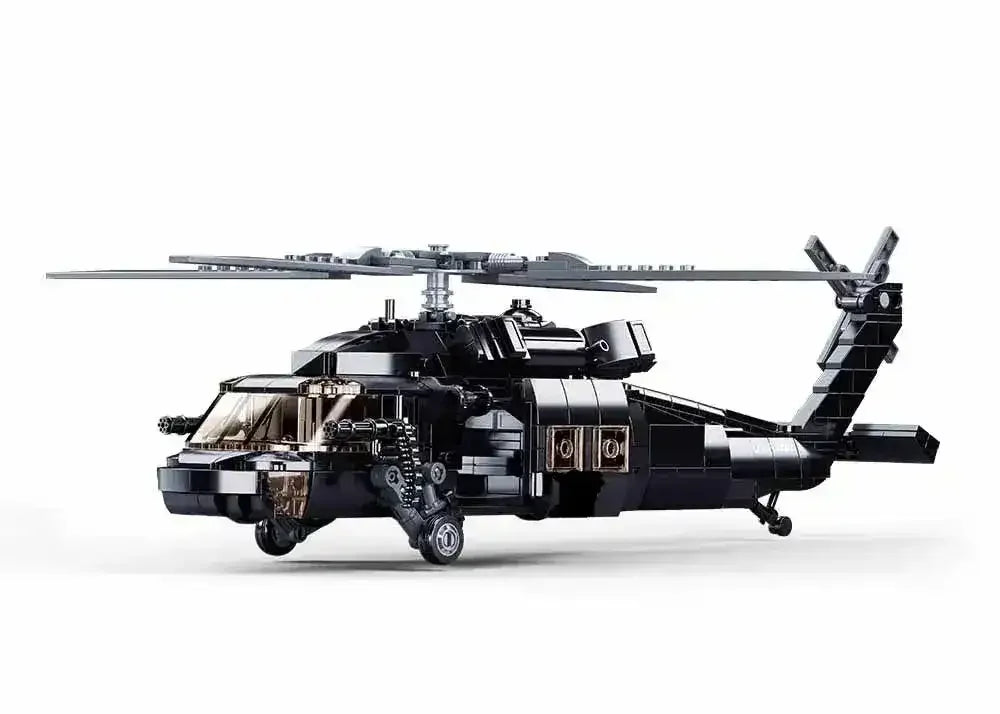 Sluban | Model Bricks | Helicopter Black Hawk 692 Pcs - Toybox Tales
