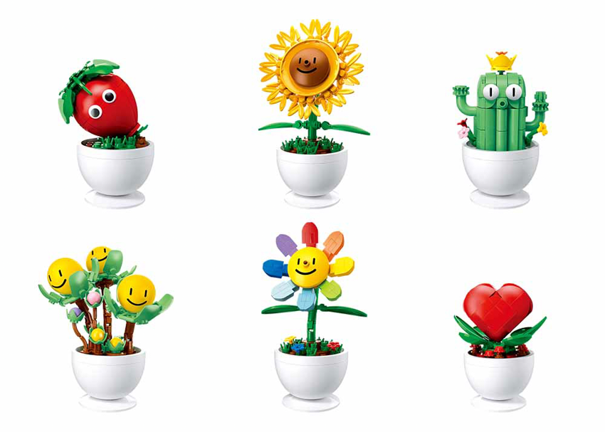 Sluban | Flowers | Potted Plants Life Flowers (Assorted)