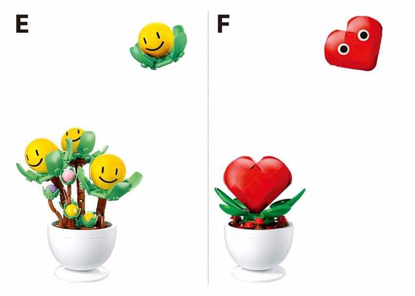 Sluban | Flowers | Potted Plants Life Flowers (Assorted)